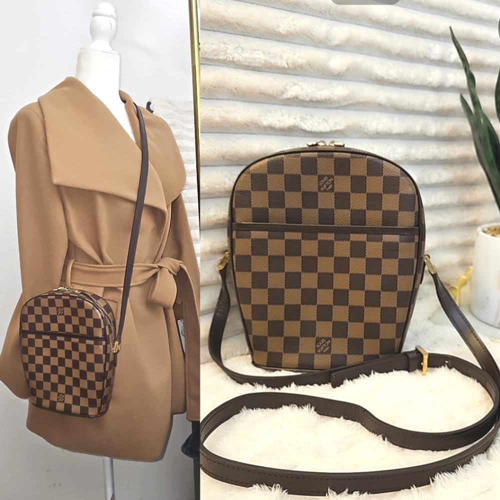 😍🔥Beautiful Condition 🔥 😍 Authentic Louis Vuitton Ipanema Damier Ebene - Picture 2 of 16